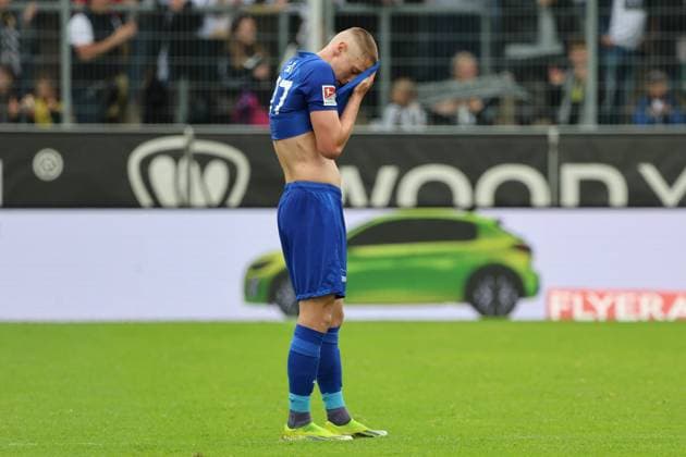 05 05 2024, Football, Men, 2 Bundesliga, Season 2023 2024, SV 07 Elversberg Hertha BSC Berlin, Palko Dardai Hertha BSC disappoints Elversberg Ursapharm Arena an der Kaiserlinde Saarland Germany EN