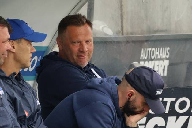 05 05 2024, Football, Men, 2 Bundesliga, Season 2023 2024, SV 07 Elversberg Hertha BSC Berlin, Coach Pal Dardai Hertha BSC Elversberg Ursapharm Arena an der Kaiserlinde Saarland Germany EN