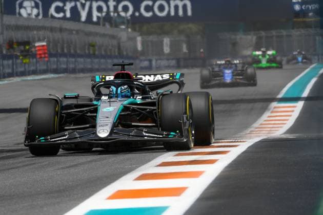 Formula 1 GP Miami USA 05 05 2024 George Russell 63, Mercedes AMG Petronas F1 Team Formula 1 GP Miami USA 05 05 2024 Copyright: xBEAUTIFULxSPORTS Erlhofx