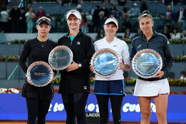 Tennis, WTA tournament in Madrid, doubles final