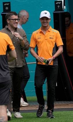 Formula 1 Crypto com Miami Grand Prix 05 05 2024, Miami International Autodrome, Miami, Formula 1 Crypto com Miami Grand Prix,pictured Lando Norris GBR , McLaren F1 Team nordphotoxGmbHx xBratic nph00250