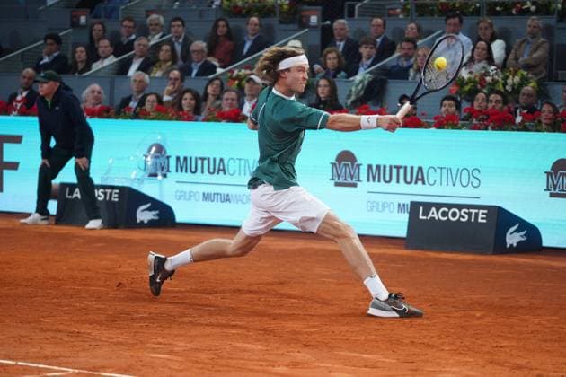 Felix Auger-Aliassime and Jannik Sinner during Finals Masters Series Madrid in Madrid on Sunday, May 5 2024 Cordon Press 