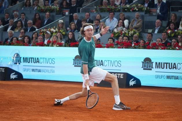 Felix Auger-Aliassime and Jannik Sinner during Finals Masters Series Madrid in Madrid on Sunday, May 5 2024 Cordon Press 