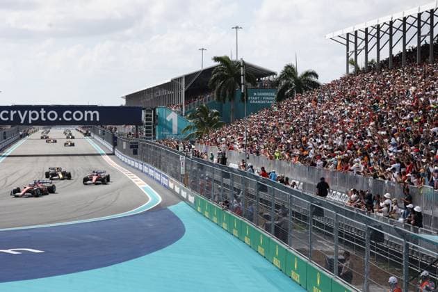 F1 Miami Grand Prix 2024 A view before of the Formula 1 Miami Grand Prix at Miami International Autodrome in Miami, United States on May 5, 2024. Miami United States  Copyright: xJakubxPorzyckix originalFilename:porzycki-f1miamig240505_npilO.jpg