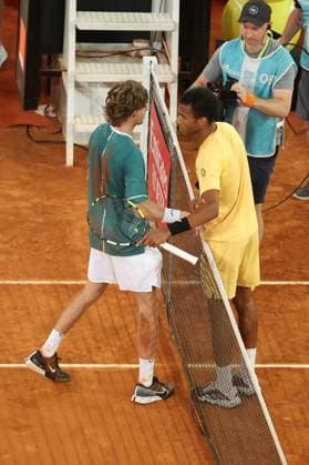 Andrey Rublev (Rus) defeated Felix Auger Aliassime (Can) TENNIS : Mutua Madrid Open 2024 - 05 05 2024 AntoineCouvercelle Panoramic 