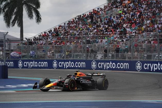 Formula 1 Crypto com Miami Grand Prix 05 05 2024, Miami International Autodrome, Miami, Formula 1 Crypto com Miami Grand Prix,pictured Max Verstappen NLD , Oracle Red Bull Racing nordphotoxGmbHx xBratic nph00250