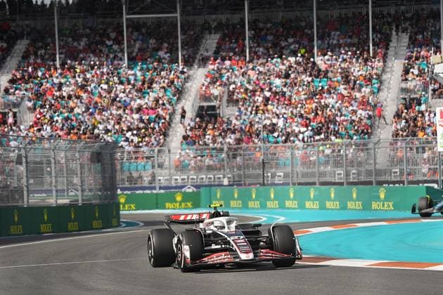 05 05 2024, Miami International Autodrome, Miami, Formula 1 Crypto com Miami Grand Prix,in the picture Nico Hülkenberg DEU , Haas F1 Team Defodi 506 20240505 hbr 5122 Defodi-506