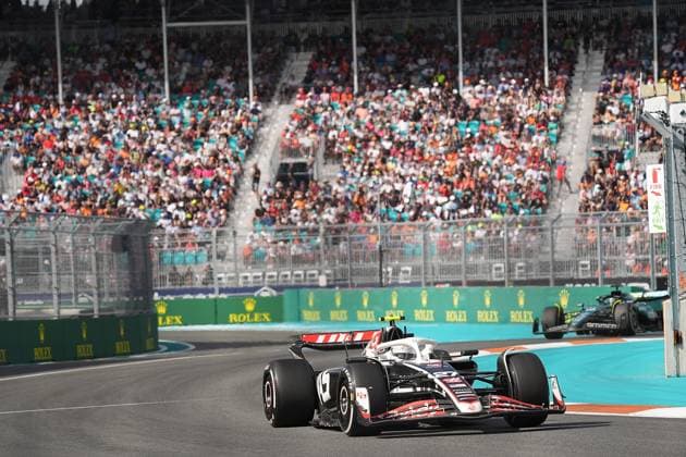 Formula 1 Crypto com Miami Grand Prix 05 05 2024, Miami International Autodrome, Miami, Formula 1 Crypto com Miami Grand Prix,in the picture Nico Hülkenberg DEU , Haas F1 Team nordphotoxGmbHx xBratic nph00250