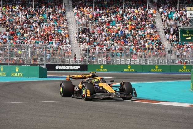 Formula 1 Crypto com Miami Grand Prix 05 05 2024, Miami International Autodrome, Miami, Formula 1 Crypto com Miami Grand Prix,pictured Lando Norris GBR , McLaren F1 Team nordphotoxGmbHx xBratic nph00250