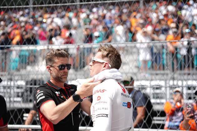 Formula 1 Crypto com Miami Grand Prix 05 05 2024, Miami International Autodrome, Miami, Formula 1 Crypto com Miami Grand Prix,in the picture Nico Hülkenberg DEU , Haas F1 Team nordphotoxGmbHx xBratic nph00250