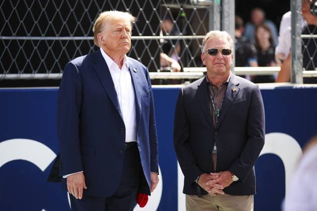 TRUMP Donald (usa), Former President of the United States of America, portrait during the Formula 1 Crypto.com Miami Grand Prix 2024, 6th round of the 2024 Formula One World Championship, WM, Weltmeisterschaft from May 3 to 5, 2024 on the Miami International Autodrome, in Miami, United States of America - F1 - MIAMI GRAND PRIX 2024 DPPI Panoramic  240505_R06_MIAMI_DP_EA019871