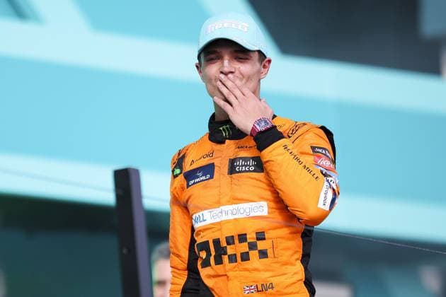 NORRIS Lando (gbr), McLaren F1 Team MCL38, portrait during the Formula 1 Crypto.com Miami Grand Prix 2024, 6th round of the 2024 Formula One World Championship, WM, Weltmeisterschaft from May 3 to 5, 2024 on the Miami International Autodrome, in Miami, United States of America - F1 - MIAMI GRAND PRIX 2024 DPPI Panoramic  240505_R06_MIAMI_DP_EA024943
