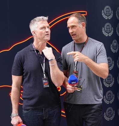 05 05 2024, Miami International Autodrome, Miami, Formula 1 Crypto com Miami Grand Prix,pictured Former German Formula 1 driver Ralf Schumacher with Red Bull boss Oliver Mintzlaff Defodi 506 20240505 hbr 2206 Defodi-506