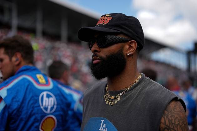 05 05 2024, Miami International Autodrome, Miami, Formula 1 Crypto com Miami Grand Prix,pictured Odell Cornelious Beckham Jr , often abbreviated OBJ, is a US American football player at the position of wide receiver for the Baltimore Ravens in the National Football League Defodi 506 20240505 hbr 2677 Defodi-506