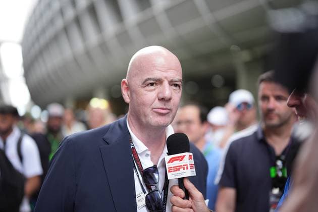 Formula 1 Crypto com Miami Grand Prix 05 05 2024, Miami International Autodrome, Miami, Formula 1 Crypto com Miami Grand Prix,in the picture FIFA President Giovanni Infantino nordphotoxGmbHx xBratic nph00250