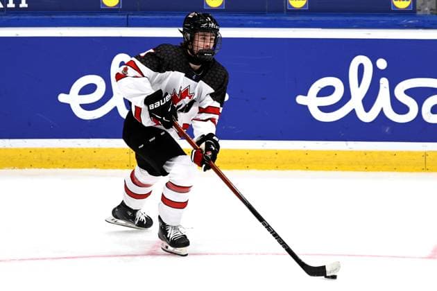 ** 5th of May 2024 Espoo, Finland: IIHF U18 Ice hockey, Eishockey World Championship, WM, Weltmeisterschaft match USA vs Canada. Photo by Tomi Natri All Over Press