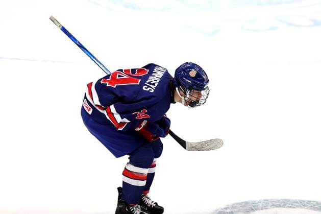 ** 5th of May 2024 Espoo, Finland: IIHF U18 Ice hockey, Eishockey World Championship, WM, Weltmeisterschaft match USA vs Canada. Photo by Tomi Natri All Over Press