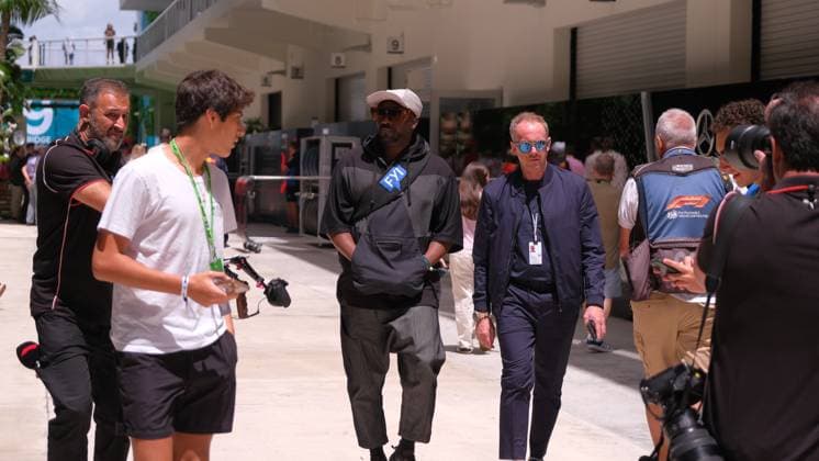 May 5, 2024, Miami, Fl, USA: MAY 05, 2024: Wil.i.am during the Formula 1 Crypto.com Miami Grand Prix race week in Miami, FL. Jason Pohuski BMR Miami USA - ZUMAb241 20240505_zsa_b241_015 Copyright: xJasonxPohuskix xBmrx