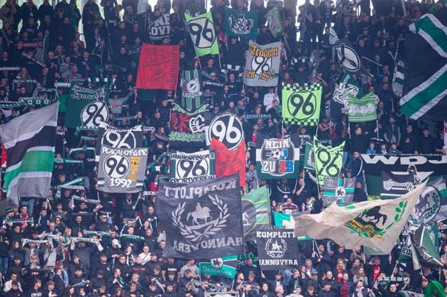 05 05 2024 Soccer, 2023 2024, 1 Bundesliga, 32 Matchday, Hannover 96 SC Paderborn 07 Fans Hannover DFL REGULATIONS PROHIBIT ANY USE OF PHOTOGRAPHS AS IMAGE SEQUENCES AND OR QUASI VIDEO