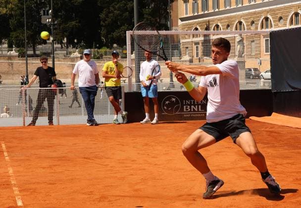 Rome - Tennis, Rome, Internazionali d Italia BNL, Luca Nardi, 6 May 2024. Photo Felice Calabro Editorial Usage Only  Copyright: xFelicexCalabrÃ²x xIPAx 0472473609st