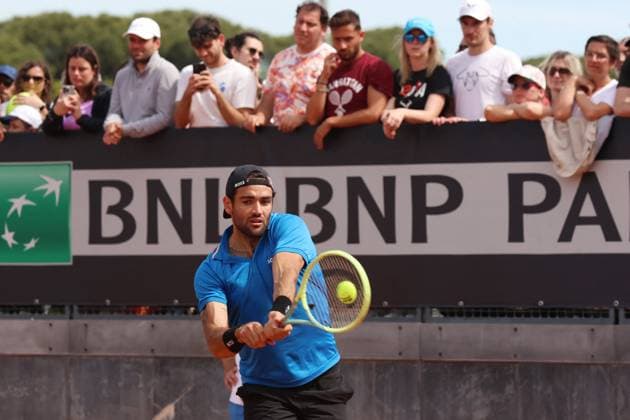 INTERNATIONAL TENNIS OF ITALY BNL 2024 Rome - Tennis, Rome, Internazionali d Italia BNL, Matteo Berrettini, 6 May 2024. Photo Felice Calabro Editorial Usage Only Rome Italy  Copyright: xIPA ABACAx