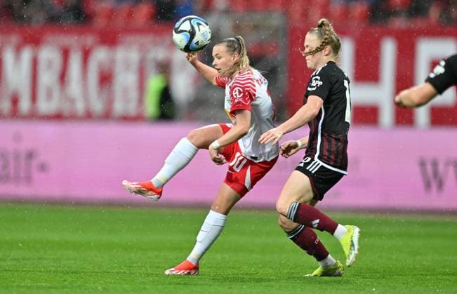 06 05 2024 Soccer Season 2023 2024 1 Women Soccer Bundesliga 20 Matchday 1 FC Nuremberg FCN Club RB Leipzig Sportfoto Zink xwoxzix Vanessa Fudalla 10, RB Leipzig Franziska Mai 18, 1 FC Nuremberg FCN