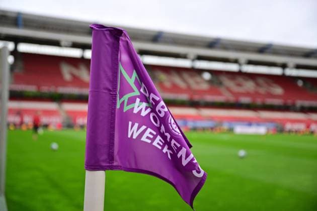 06 05 2024 Soccer Season 2023 2024 1 Women Soccer Bundesliga 20 Matchday 1 FC Nuremberg FCN Club RB Leipzig Sports Photo Zinc xwoxzix Feature Impression Symbol Image Symbol Photo Corner Flag