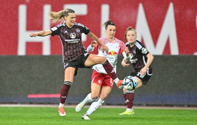 06 05 2024 Soccer Season 2023 2024 1 Women Soccer Bundesliga 20 Matchday 1 FC Nürnberg FCN Club RB Leipzig Sportfoto Zink xwoxzix Medina Desic 30, 1 FC Nürnberg FCN Sandra Starke 13, RB Leipzig