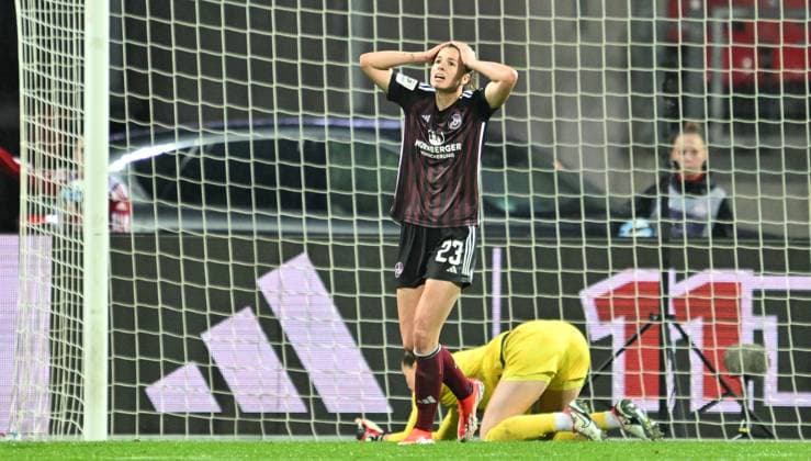 06 05 2024 Soccer Season 2023 2024 1 Womens Soccer Bundesliga 20 Matchday 1 FC Nürnberg FCN Club RB Leipzig Sportfoto Zink xwoxzix Nele Bauereisen 23, 1 FC Nürnberg FCN disappointed Disappointment