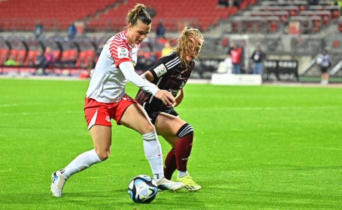 06 05 2024 Soccer Season 2023 2024 1 Women Soccer Bundesliga 20 Matchday 1 FC Nuremberg FCN Club RB Leipzig Sportfoto Zink xwoxzix Sandra Starke 13, RB Leipzig Luisa Guttenberger 4, 1 FC Nuremberg FCN