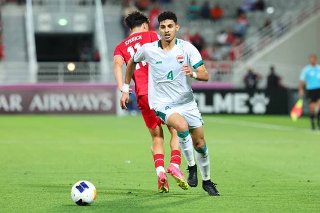 Zaid Tahseen (IRQ), MAY 2, 2024 - Football Soccer : AFC U23 Asian Cup Qatar 2024 3rd place matchl between Iraq - Indonesia at Abdullah Bin Khalifa Stadium in Doha, Qatar. Noxthirdxpartyxsales  (251977509)