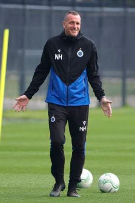 Club Brugge v Fiorentina - UEFA Europa Conference League - media activities WESTKAPELLE, BELGIUM - MAY 07 : Hayen Nicky head coach of Club Brugge during a training session prior to the UEFA Europa Conference League semi-finals 2nd leg match between Club Brugge and Fiorentina at the training grounds on May 7, 2024 in Westkapelle, Belgium, 07 05 2024 Westkapelle Belgium  Copyright: xJanxDexMeuleneirx