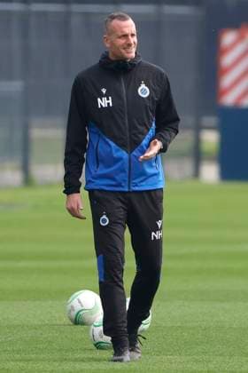 Club Brugge v Fiorentina - UEFA Europa Conference League - media activities WESTKAPELLE, BELGIUM - MAY 07 : Hayen Nicky head coach of Club Brugge during a training session prior to the UEFA Europa Conference League semi-finals 2nd leg match between Club Brugge and Fiorentina at the training grounds on May 7, 2024 in Westkapelle, Belgium, 07 05 2024 Westkapelle Belgium  Copyright: xJanxDexMeuleneirx