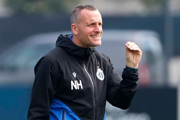 Club Brugge v Fiorentina - UEFA Europa Conference League - media activities WESTKAPELLE, BELGIUM - MAY 07 : Hayen Nicky head coach of Club Brugge during a training session prior to the UEFA Europa Conference League semi-finals 2nd leg match between Club Brugge and Fiorentina at the training grounds on May 7, 2024 in Westkapelle, Belgium, 07 05 2024 Westkapelle Belgium  Copyright: xJanxDexMeuleneirx