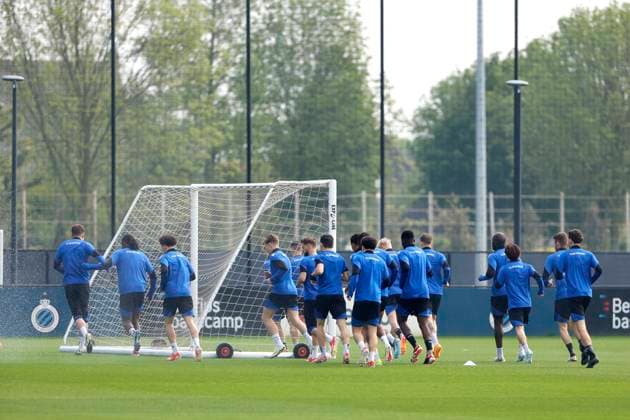 Club Brugge v Fiorentina - UEFA Europa Conference League - media activities WESTKAPELLE, BELGIUM - MAY 07 : Illustration picture during a training session prior to the UEFA Europa Conference League semi-finals 2nd leg match between Club Brugge and Fiorentina at the training grounds on May 7, 2024 in Westkapelle, Belgium, 07 05 2024 Westkapelle Belgium  Copyright: xJanxDexMeuleneirx