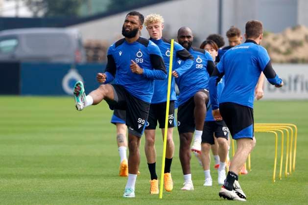 Club Brugge v Fiorentina - UEFA Europa Conference League - media activities WESTKAPELLE, BELGIUM - MAY 07 : Thiago Igor forward of Club Brugge during a training session prior to the UEFA Europa Conference League semi-finals 2nd leg match between Club Brugge and Fiorentina at the training grounds on May 7, 2024 in Westkapelle, Belgium, 07 05 2024 Westkapelle Belgium  Copyright: xJanxDexMeuleneirx