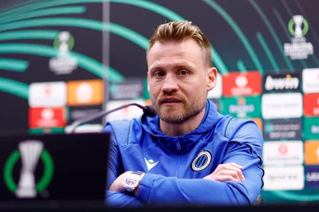 Football, EL, Club Brugge, Press conference