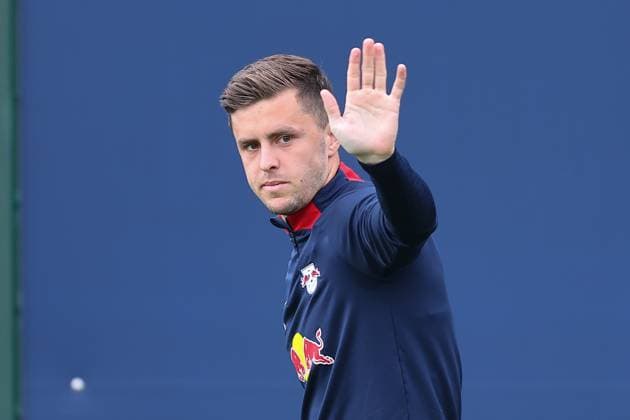 RB Leipzig Training 1 Bundesliga Leipzig, 07 05 2024, Training center at Cottaweg, Season 2023 2024, Football, Men, 1 Bundesliga , RB Leipzig Training , In the picture Christoph Baumgartner ,