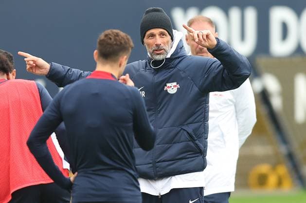 RB Leipzig Training 1 Bundesliga Leipzig, 07 05 2024, Training center at Cottaweg, Season 2023 2024, Football, Men, 1 Bundesliga , RB Leipzig Training , In the picture Coach Marco Rose ,