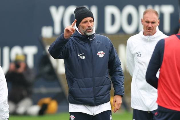 RB Leipzig Training 1 Bundesliga Leipzig, 07 05 2024, Training center at Cottaweg, Season 2023 2024, Football, Men, 1 Bundesliga , RB Leipzig Training , In the picture Coach Marco Rose ,