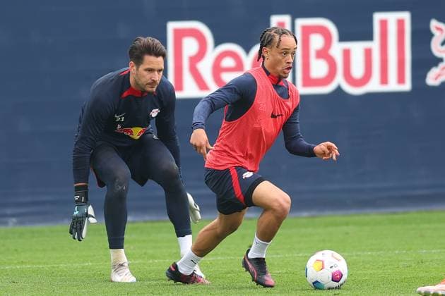 RB Leipzig Training 1 Bundesliga Leipzig, 07 05 2024, Training center at Cottaweg, Season 2023 2024, Football, Men, 1 Bundesliga , RB Leipzig Training , In the picture from l ,