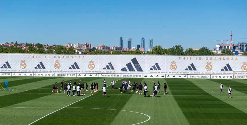 07 05 2024, Football UEFA Champions League 2023 2024 1 day before the semi-final, Real Madrid FC Bayern Munich, Real Madrid training session at the Real training ground
