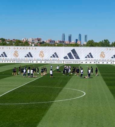 07 05 2024, Football UEFA Champions League 2023 2024 1 day before the semi-final, Real Madrid FC Bayern Munich, Real Madrid training session at the Real training ground