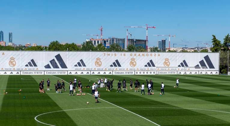 07 05 2024, Football UEFA Champions League 2023 2024 1 day before the semi-final, Real Madrid FC Bayern Munich, Real Madrid training session at the Real training ground