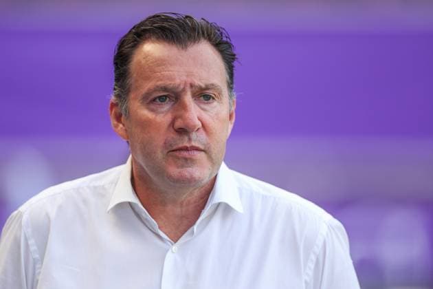 07 05 2024, Football, Season 2023 2024, 2 Bundesliga, Matchday 32, VfL Osnabrück FC Schalke 04, Sports Director Marc Wilmots FC Schalke 04 Hamburg Stadion am Millerntor Hamburg Germany xRHR PHOTO TRx Copyright: TimxRehbein RHR-FOTOx RHR-FOTO TR