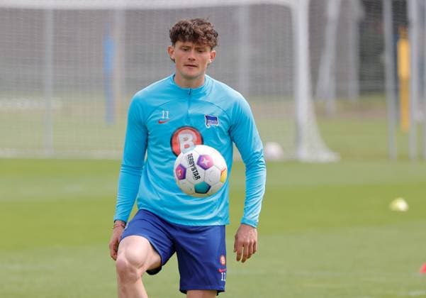 Germany, Berlin, Sportpark, GER, 2 FBL, Hertha BSC, Season 2023 24, Training, Photo Fabian Reese
