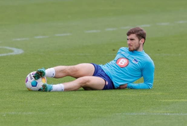 Germany, Berlin, Sportpark, GER, 2 FBL, Hertha BSC, Season 2023 24, Training, Photo Jonjoe Kenny