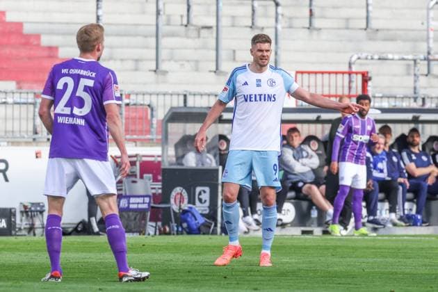 07 05 2024, Football, Season 2023 2024, 2 Bundesliga, Matchday 32, VfL Osnabrück FC Schalke 04, Simon Terodde FC Schalke 04 Hamburg Stadion am Millerntor Hamburg Germany xRHR PHOTO TRx Copyright: TimxRehbein RHR-FOTOx RHR-FOTO TR
