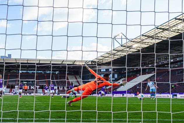 Goal for 0 2 Kenan Karaman FC Schalke 04, 19 , Remote backdoor camera GER, VfL Osnabrueck vs FC Schalke 04, Football, 2 Bundesliga, Matchday 32, Season 2023 2024, 07 05 2024 DFL REGULATES PROHIBIT ANY USE OF PHOTOGRAPHS AS IMAGE SEQUENCES AND OR QUASI VIDEO GER, VfL Osnabrueck vs FC Schalke 04, Football, 2 Bundesliga, Matchday 32, Season 2023 2024, 07 05 2024 Hamburg Copyright: xEibner-Pressefoto MarcelxvonxFehrnx EP_MFN