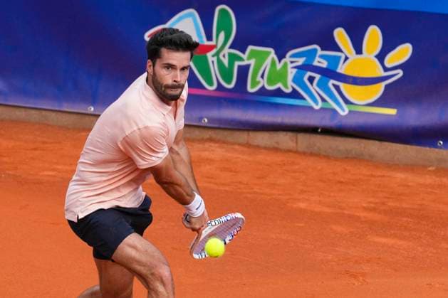 ATP, Tennis Herren Challenger Tour Francavilla Al Mare 2024 Jules Marie of France is playing in the Round of 32 of the ATP Challenger Tour in Francavilla al Mare, Italy, on May 7, 2024. Titouan Droguet is currently leading against Jules Marie with a score of 2-0 (6-1, 6-0). Francavilla al Mare Abruzzo Italy  Copyright: xMarcoxZacx originalFilename:zac-atpchall240507_npzyr.jpg